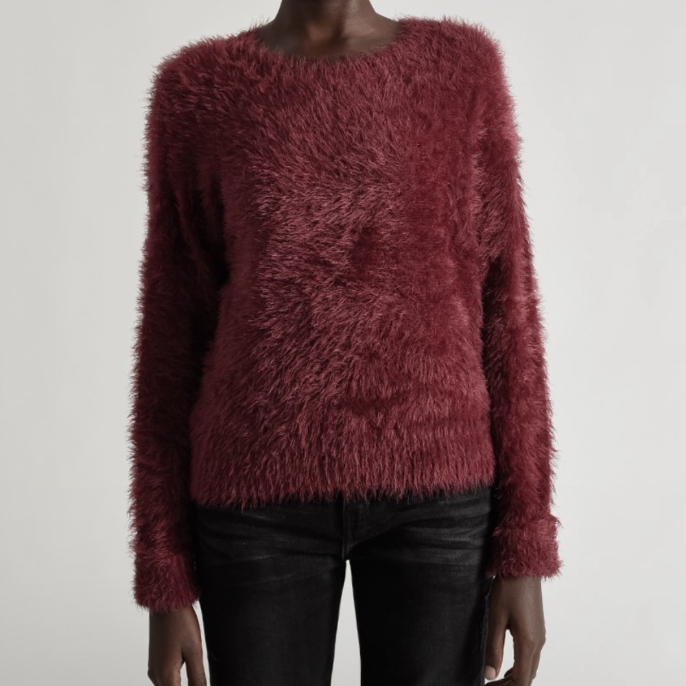 One Teaspoon Sugarloaf Knit sweater Eyelash Fuzzy